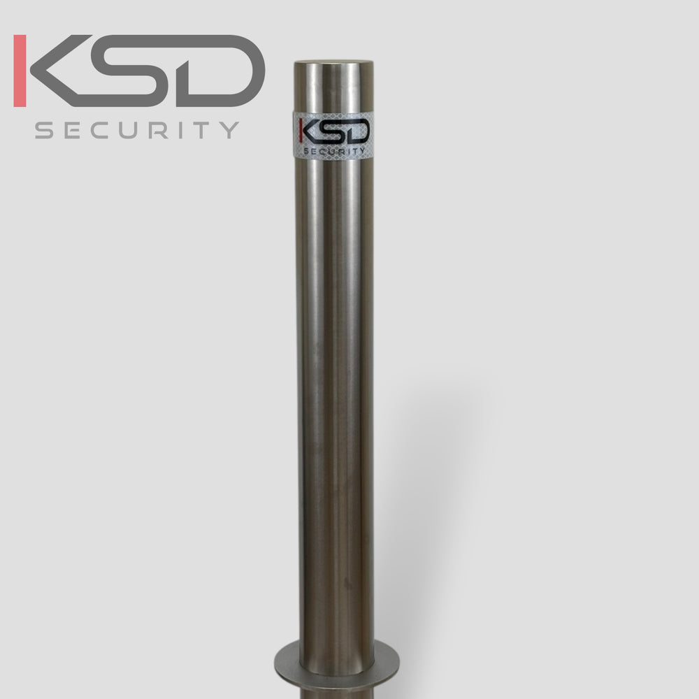 Fixed Steel Bollard Post 700mm - Driveway & Commercial - KSD Security