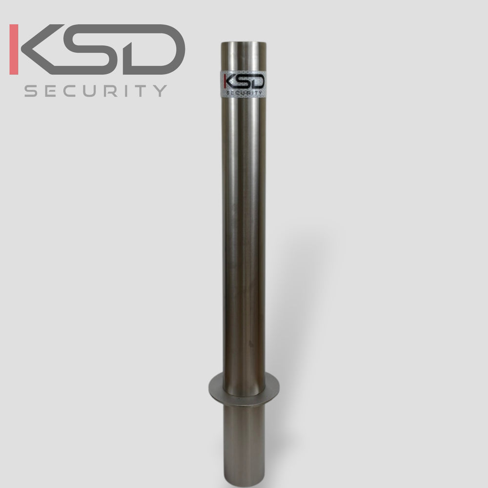 Fixed Steel Bollard Post 700mm - Driveway & Commercial - KSD Security