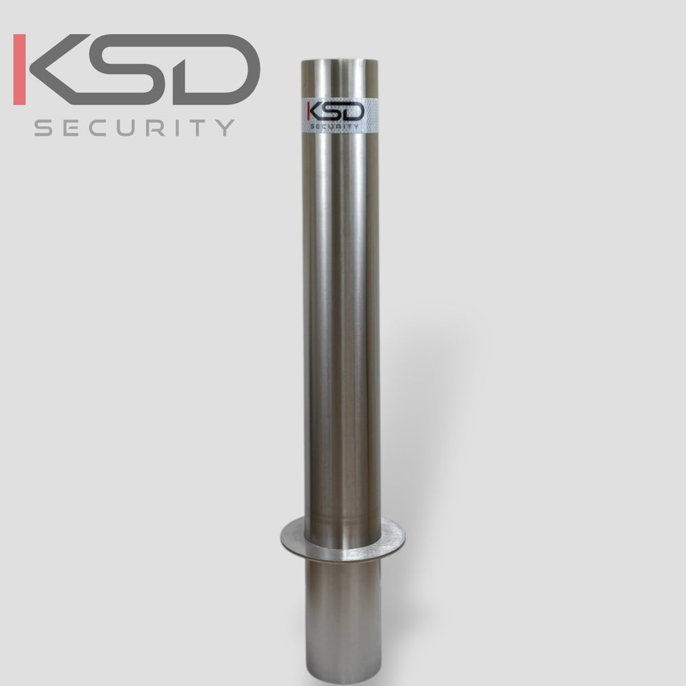 Fixed Steel Bollard Post 700mm - Driveway & Commercial - KSD Security