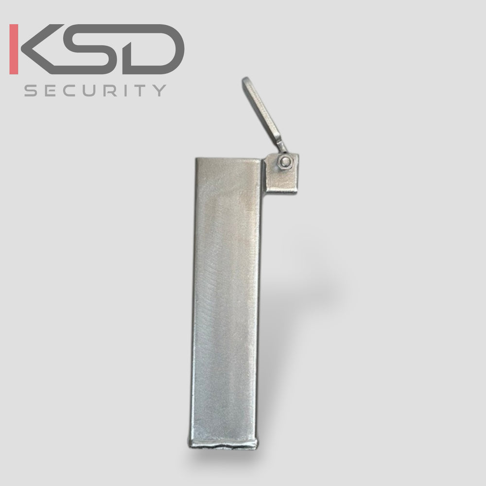 Removable Security Bollard - Black & Yellow - KSD Security